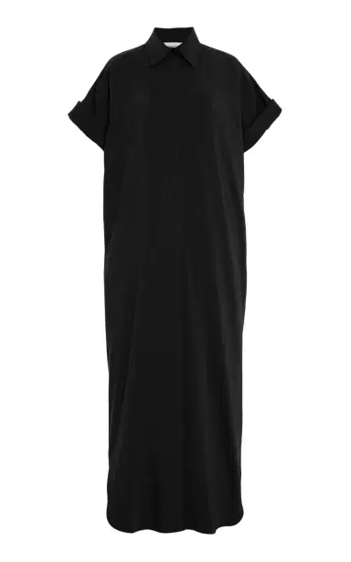 Brandon Maxwell The Emory Relaxed Twill Shirt Midi Dress | Thumbnail 5