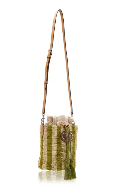 Valentino Garavani VLogo Signature Small Crochet Bucket Bag | Thumbnail 3 Valentino Garavani VLogo Signature Small Crochet Bucket Bag | Thumbnail 3