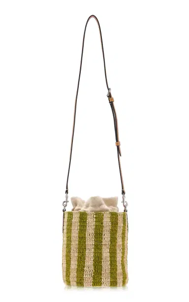 Valentino Garavani VLogo Signature Small Crochet Bucket Bag | Thumbnail 4 Valentino Garavani VLogo Signature Small Crochet Bucket Bag | Thumbnail 4