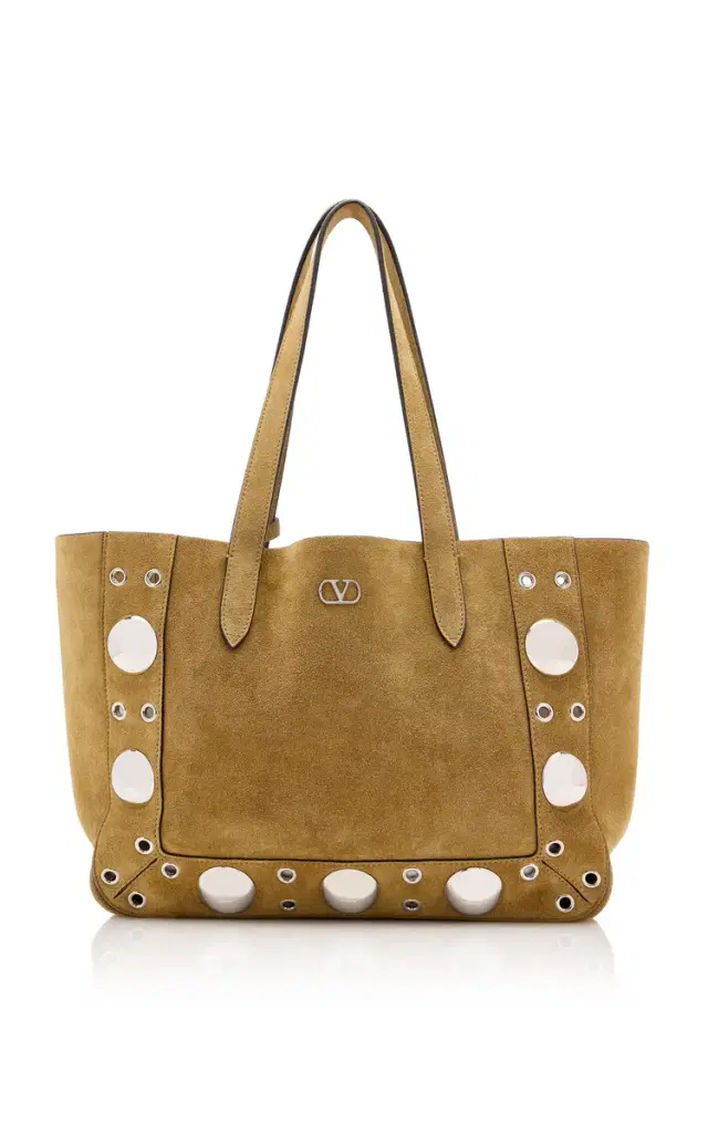 Nellcôte Medium Suede Tote Bag