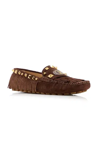Valentino Garavani Plaster Caster Leather Driving Shoes | Thumbnail 5 Valentino Garavani Plaster Caster Leather Driving Shoes | Thumbnail 5