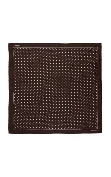 Valentino Garavani Polka-Dot Print Silk Scarf | Thumbnail 1 Valentino Garavani Polka-Dot Print Silk Scarf | Thumbnail 1