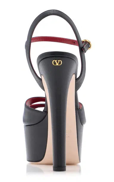 Valentino Garavani Crasher Leather Platform Sandals | Thumbnail 4 Valentino Garavani Crasher Leather Platform Sandals | Thumbnail 4