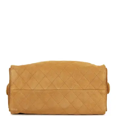 Chanel Chanel Medium 25 Hobo Bag Beige Suede Antique Gold Hardware | Thumbnail 6 Chanel Chanel Medium 25 Hobo Bag Beige Suede Antique Gold Hardware | Thumbnail 6