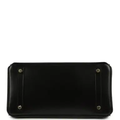 HERMÈS Hermes Birkin 30 Black Box Gold Hardware | Thumbnail 6