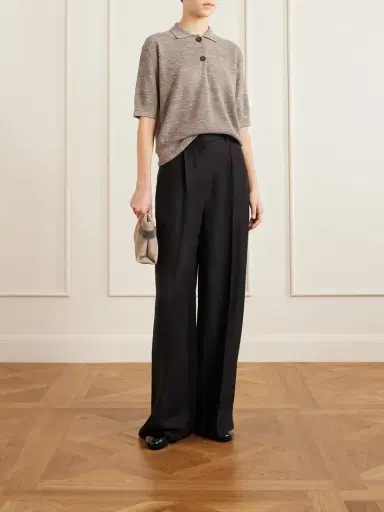 Brunello Cucinelli Metallic-knit Polo Shirt | Thumbnail 2