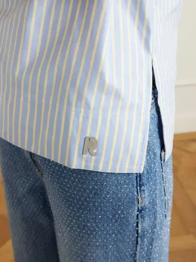 Rabanne Striped Cotton-poplin T-shirt | Thumbnail 5 Rabanne Striped Cotton-poplin T-shirt | Thumbnail 5