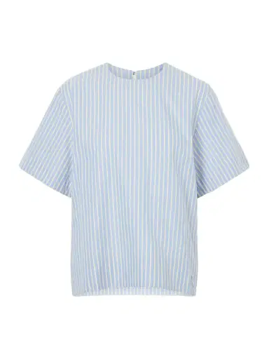 Rabanne Striped Cotton-poplin T-shirt | Thumbnail 1 Rabanne Striped Cotton-poplin T-shirt | Thumbnail 1