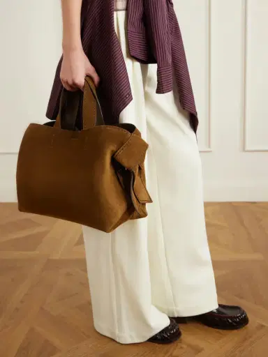 Acne Studios Musubi Knotted Suede Tote | Thumbnail 2 Acne Studios Musubi Knotted Suede Tote | Thumbnail 2