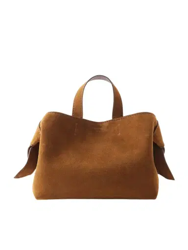 Acne Studios Musubi Knotted Suede Tote | Thumbnail 1 Acne Studios Musubi Knotted Suede Tote | Thumbnail 1