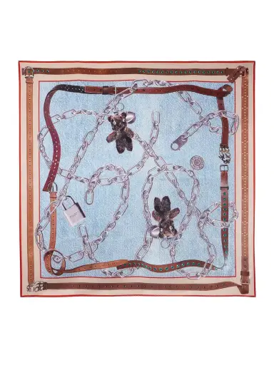 Acne Studios Printed Silk-satin Scarf | Thumbnail 1 Acne Studios Printed Silk-satin Scarf | Thumbnail 1