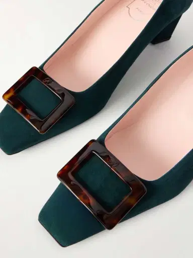 Roger Vivier Belle Vivier 45 Suede Pumps | Thumbnail 5 Roger Vivier Belle Vivier 45 Suede Pumps | Thumbnail 5