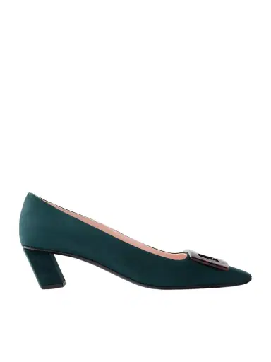 Roger Vivier Belle Vivier 45 Suede Pumps | Thumbnail 1 Roger Vivier Belle Vivier 45 Suede Pumps | Thumbnail 1
