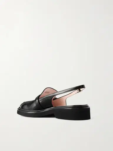 Roger Vivier Viv Rangers Crystal-embellished Leather Slingback Loafers | Thumbnail 3 Roger Vivier Viv Rangers Crystal-embellished Leather Slingback Loafers | Thumbnail 3