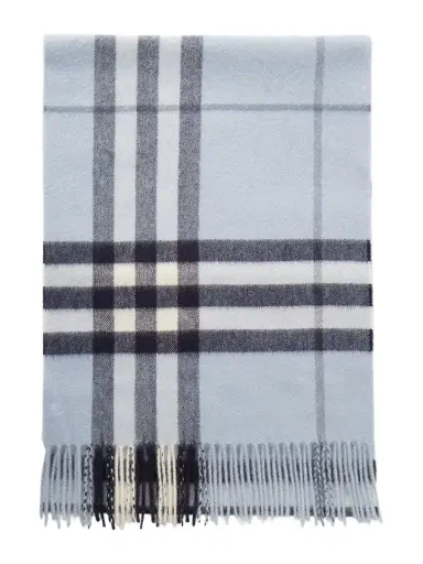 Burberry Fringed Checked Cashmere Scarf | Thumbnail 1 Burberry Fringed Checked Cashmere Scarf | Thumbnail 1