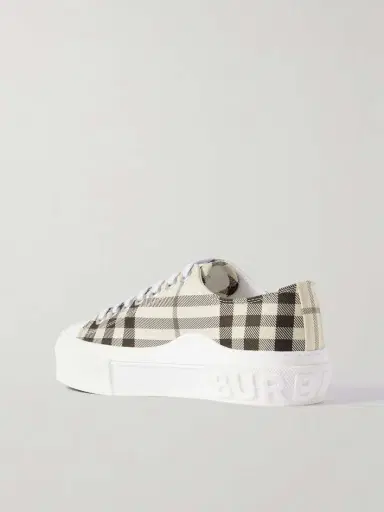 Burberry Checked Canvas Sneakers | Thumbnail 3 Burberry Checked Canvas Sneakers | Thumbnail 3