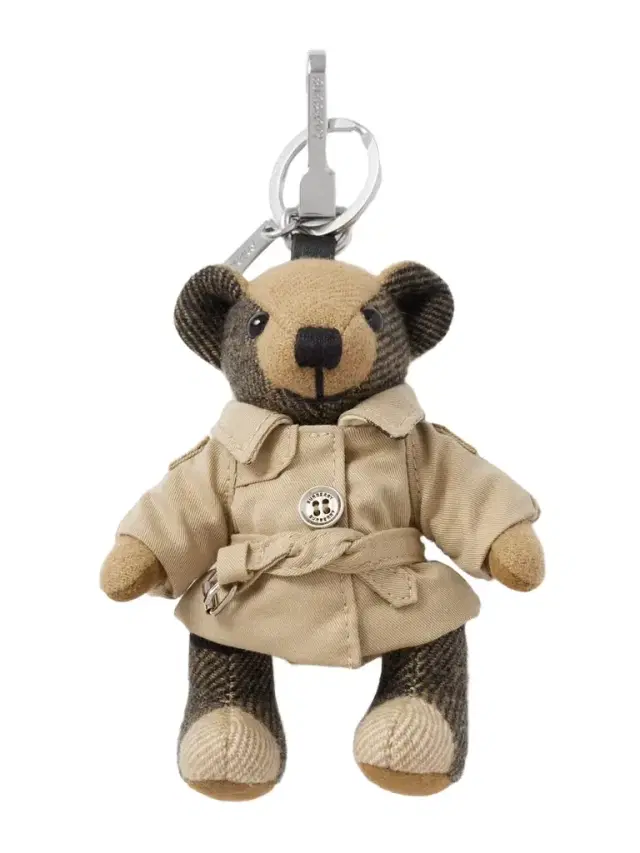 Silver-tone, Cotton-gabardine And Cashmere Charm