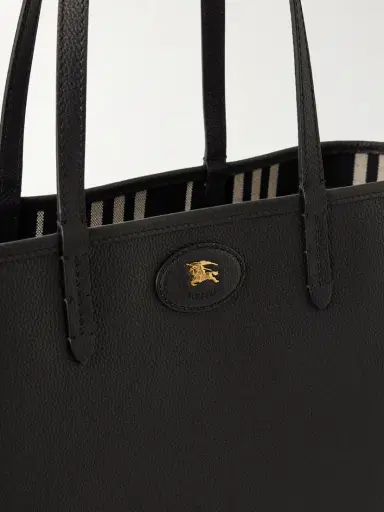 Burberry Reversible Leather And Checked Canvas Tote | Thumbnail 5