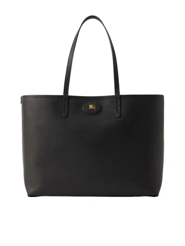 Reversible Leather And Checked Canvas Tote