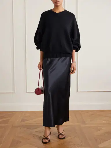Joseph Isaak Silk-satin Maxi Skirt | Thumbnail 2 Joseph Isaak Silk-satin Maxi Skirt | Thumbnail 2