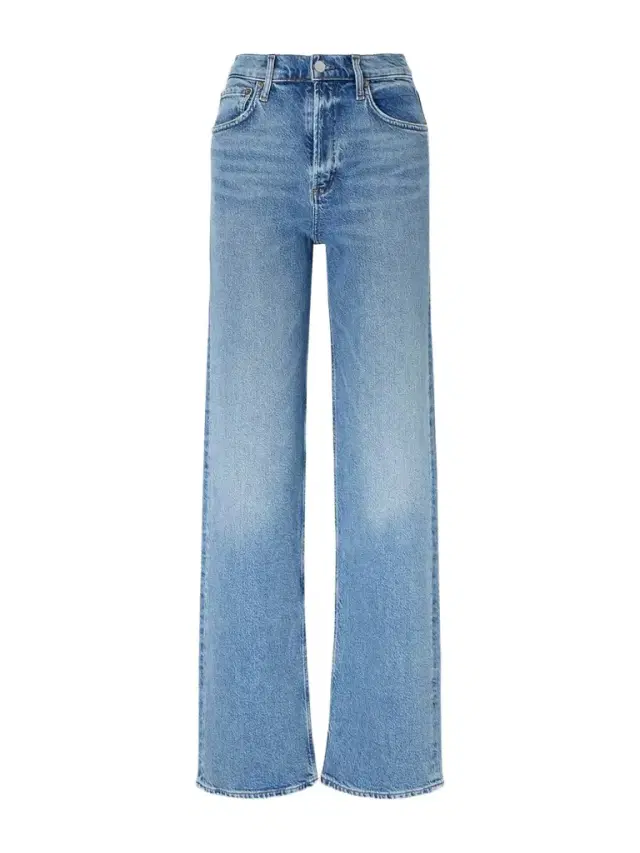 Ren Long High-rise Straight-leg Jeans