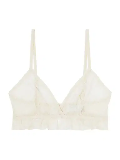 Eres Clochette Embroidered Mesh Triangle Bra | Thumbnail 1 Eres Clochette Embroidered Mesh Triangle Bra | Thumbnail 1