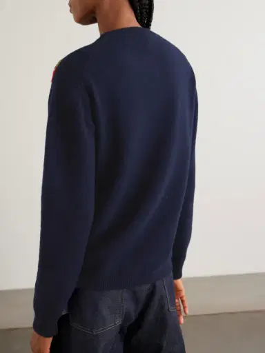 JW Anderson + Pringle Floral Intarsia-knit Cashmere Sweater | Thumbnail 4 JW Anderson + Pringle Floral Intarsia-knit Cashmere Sweater | Thumbnail 4