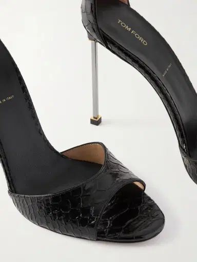 Tom Ford Snake-effect Leather Sandals | Thumbnail 5