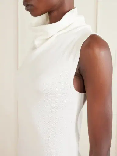 Tom Ford Draped Wool-blend Piqué Maxi Dress | Thumbnail 4
