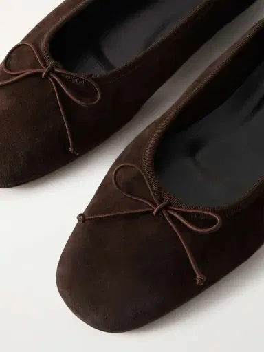 aeyde Tiby Bow-detailed Suede Ballet Flats | Thumbnail 5 aeyde Tiby Bow-detailed Suede Ballet Flats | Thumbnail 5
