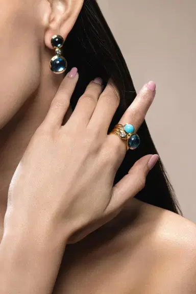 TAMARA COMOLLI Diamond Solitaire Bouton Ring | Thumbnail 4 TAMARA COMOLLI Diamond Solitaire Bouton Ring | Thumbnail 4