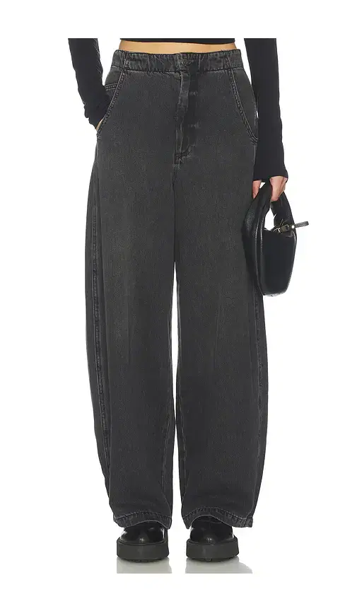 Pistola Lottie High Rise Relaxed Bowed Jeans