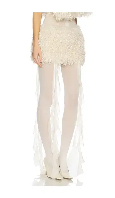 Aniye Records Nika Faux Fur Mini Skirt | Thumbnail 2