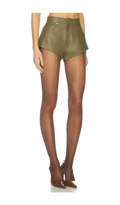 LaPointe Stretch Faux Leather Mini Short | Thumbnail 2
