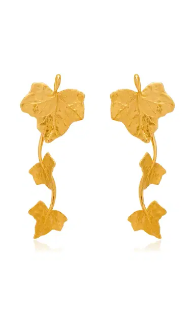 Oscar de la Renta Vines Triple Drop Earrings | Thumbnail 3