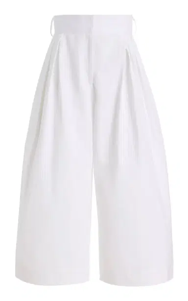 Rosie Assoulin Culotte Cotton Poplin Pants | Thumbnail 1