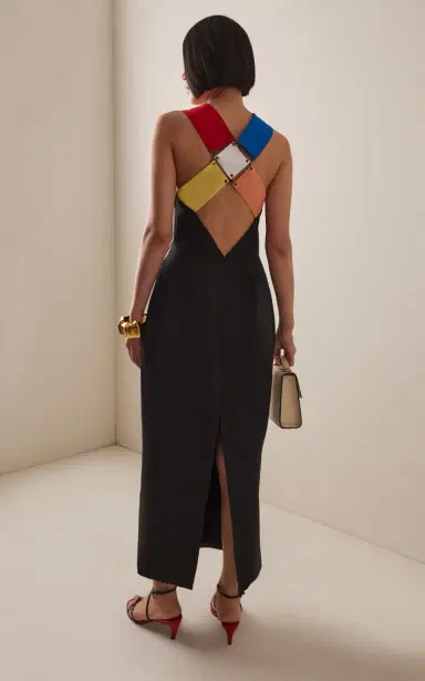 Rosie Assoulin Simon Says Cotton-Grosgrain Maxi Dress | Thumbnail 4 Rosie Assoulin Simon Says Cotton-Grosgrain Maxi Dress | Thumbnail 4