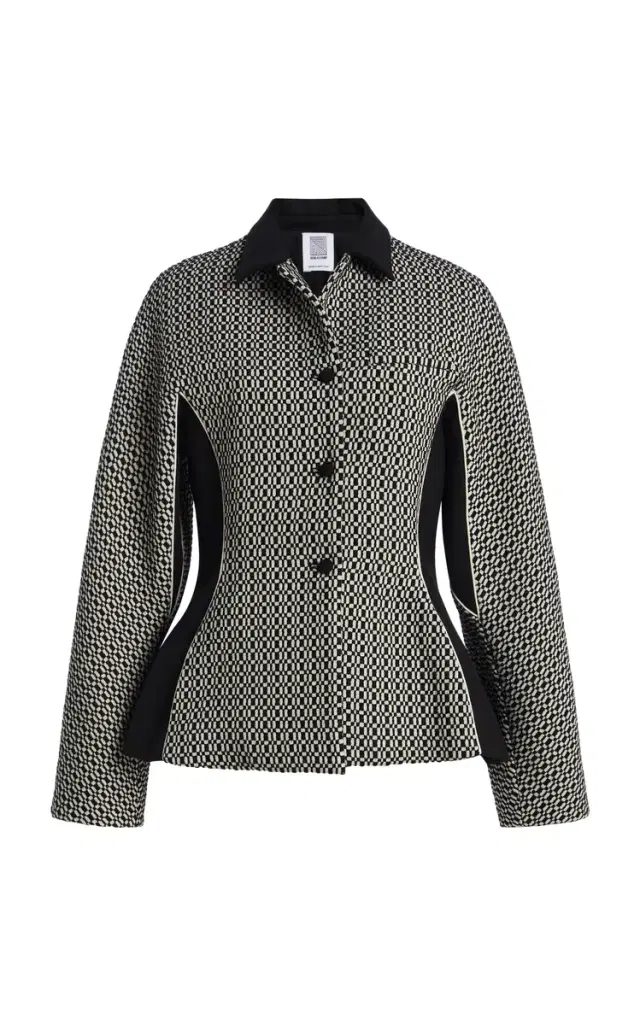Rosie Assoulin Best Buds Woven Blazer