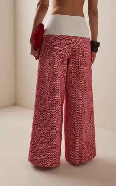 Rosie Assoulin Front & Center Jacquard Pants | Thumbnail 4