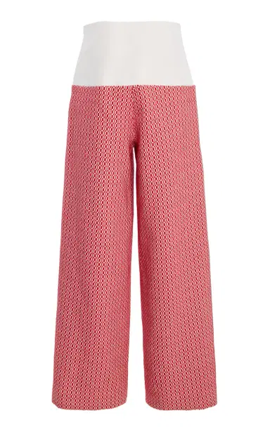 Rosie Assoulin Front & Center Jacquard Pants | Thumbnail 5