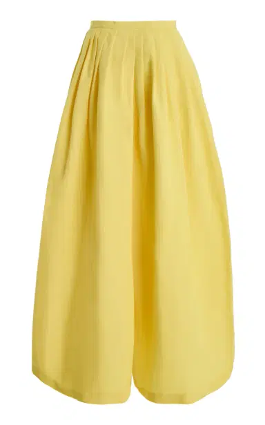 Rosie Assoulin Skant Grosgrain Cotton Maxi Skirt | Thumbnail 5