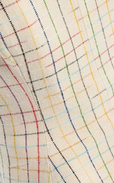 Rosie Assoulin Tilt -Whirl Checked Silk Top | Thumbnail 6 Rosie Assoulin Tilt -Whirl Checked Silk Top | Thumbnail 6