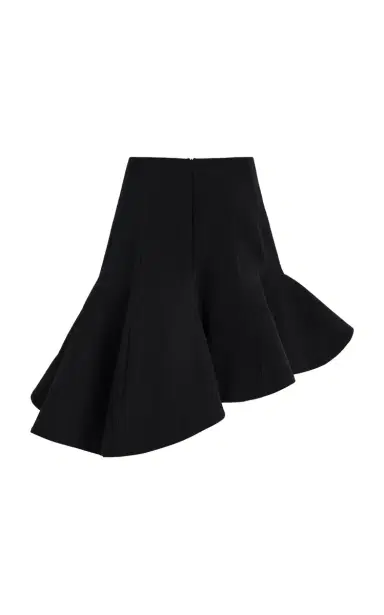 Rosie Assoulin Simon Says Peak Drama Cotton-Grosgrain Mini Skirt | Thumbnail 5