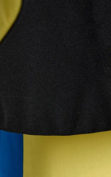 Rosie Assoulin Simon Says Peak Drama Cotton-Grosgrain Mini Skirt | Thumbnail 6