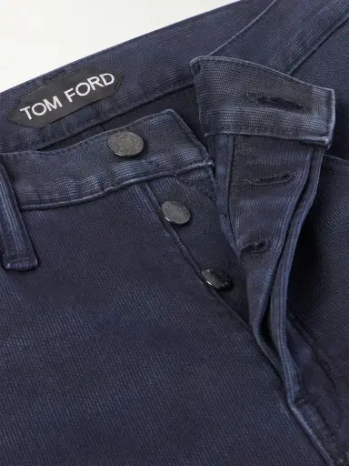 Tom Ford Slim-Fit Straight-Leg Cotton-Blend Corduroy Trousers - Men | Thumbnail 5