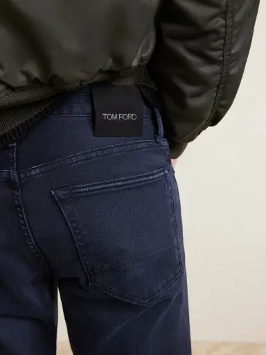 Tom Ford Slim-Fit Straight-Leg Cotton-Blend Corduroy Trousers - Men | Thumbnail 6