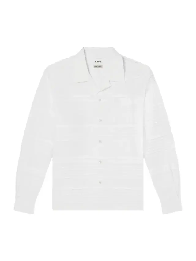 Chamomile Camp-Collar Logo-Embroidered Cotton-Poplin Shirt - Men