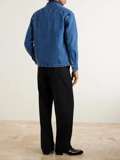 Tom Ford Herringbone Denim Overshirt - Men | Thumbnail 4