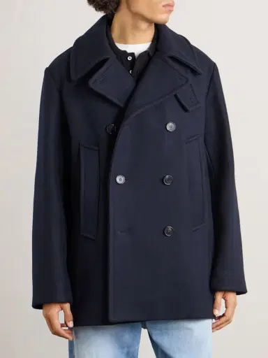 A.P.C. Andy Double-Breasted Wool-Blend Coat - Men | Thumbnail 3 A.P.C. Andy Double-Breasted Wool-Blend Coat - Men | Thumbnail 3