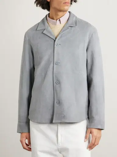 OFFICINE GÉNÉRALE Julien Suede Jacket - Men | Thumbnail 3